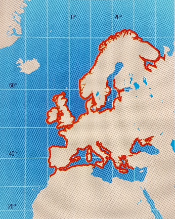 carte de répartition crevette grise